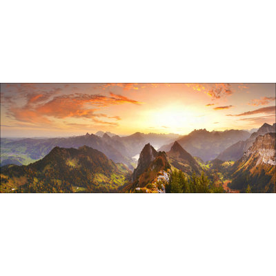 Mountain Landscape III - No Frame Print on Canvas