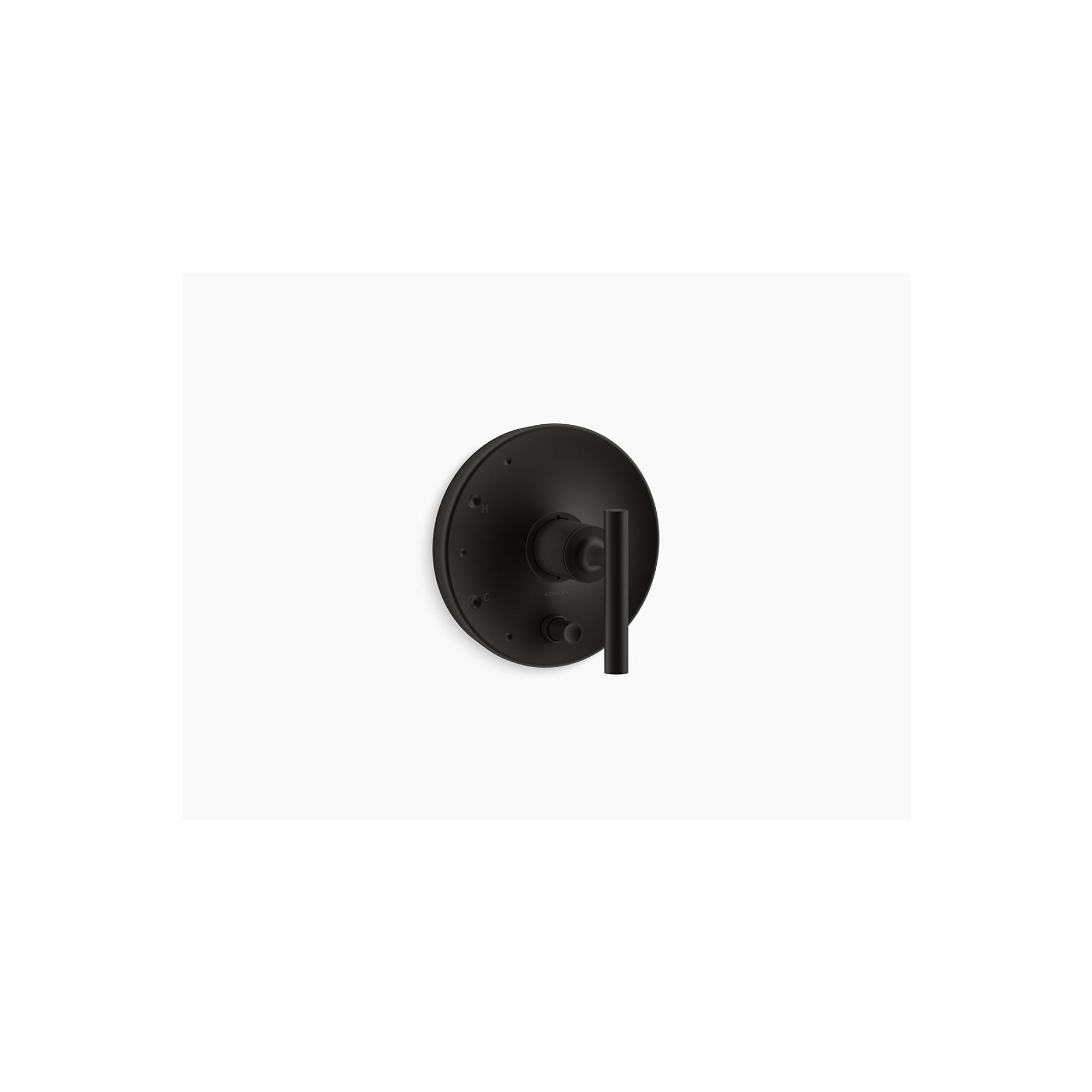 Purist Faucet Trim, Black Matte