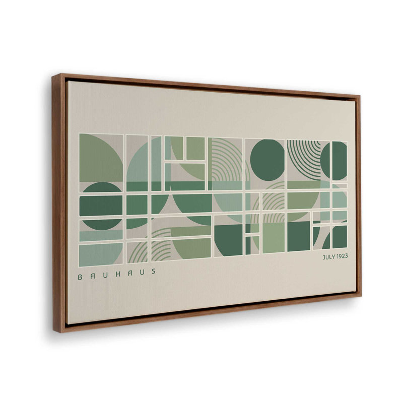 Bauhaus Colour Grid IV, Walnut, 21" H x 31" W