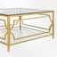 Table basse 33,5 "carrée en verre-150844948