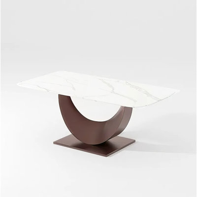 Anny White Top Dining Table
