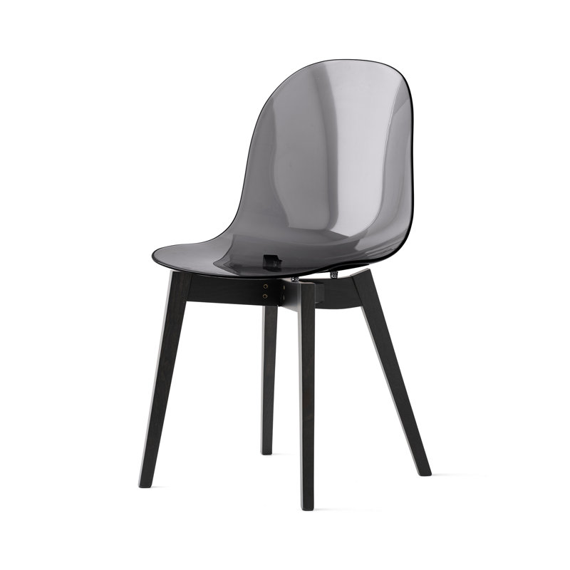 Academy Armless Chair with Wooden Frame - Thumbnail 3