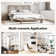 Miroir mural en bois massif