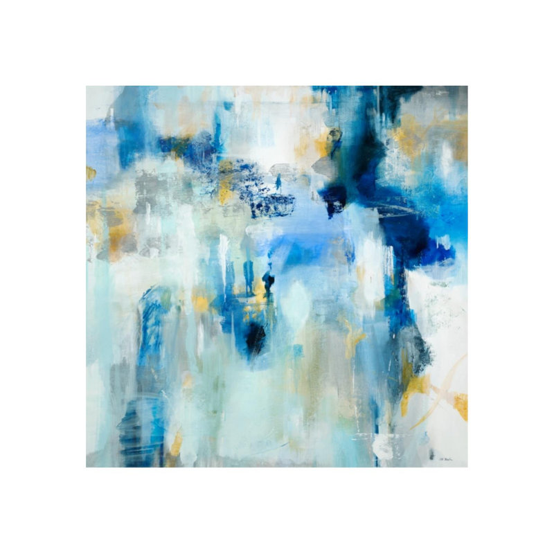 Transmigration Print by Jill Martin, Image Brush Gel, 47" H x 47" W x 1.5" D