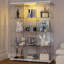 Vitrine à 4 tablettes en verre trempé Annoeska-1574692941