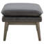 Repose-pieds en cuir véritable Caigan Abbyton
