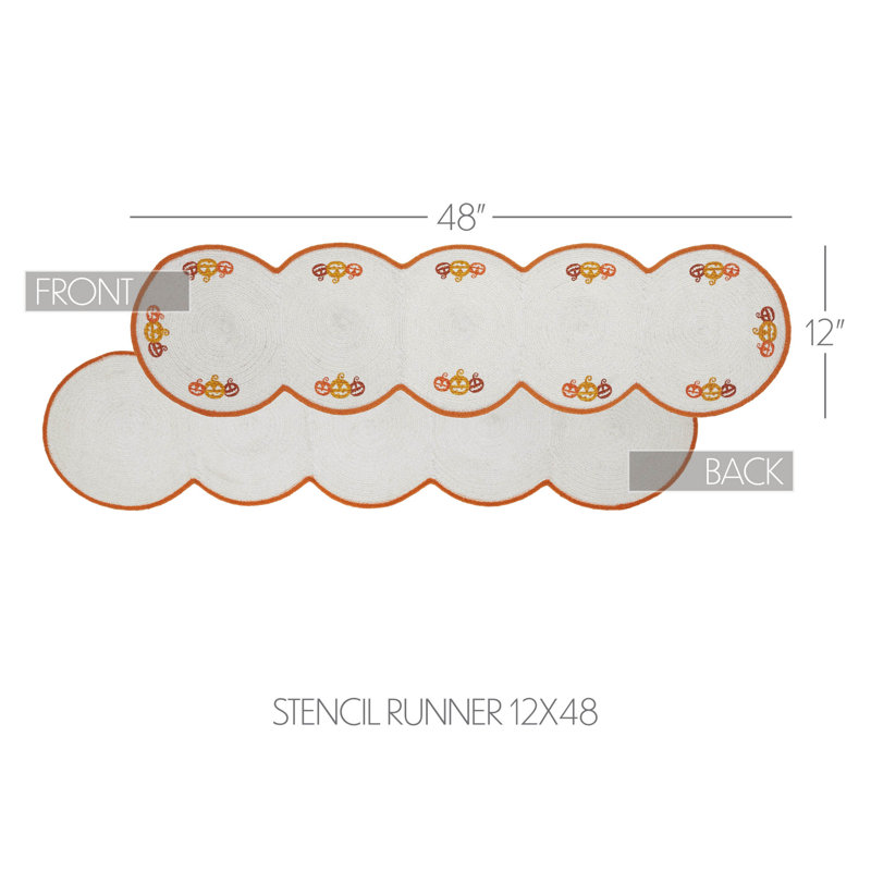 Chemin de table Country Country, L 12 po x L 48 po