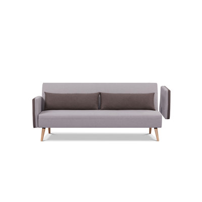 Brendon 3 Seater Square Arms Sofa Bed