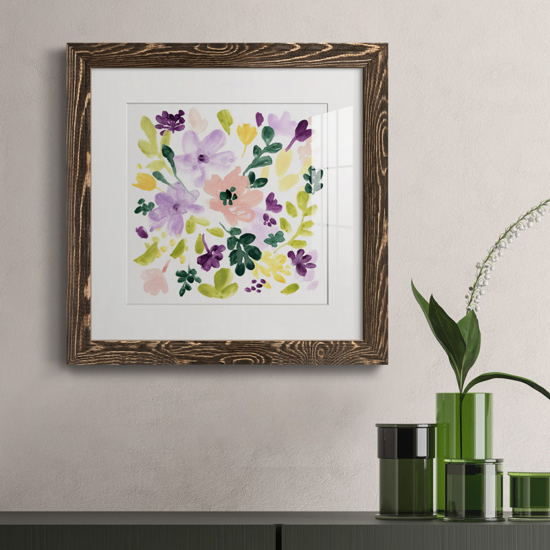«Lavender Meadow II», reproduction encadrée de qualité supérieure - prête à être accrochée, H 31,5 po x l 31,5 po x P 1,5 po