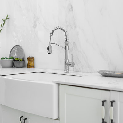 Hands Kitchen Faucet - Touchless Automatic Smart Modern Design With Brushed Nickel Finish, Ceramic Filler, Brass Tap Motion Sensor Contemporary Style For Sinks Nickel,
