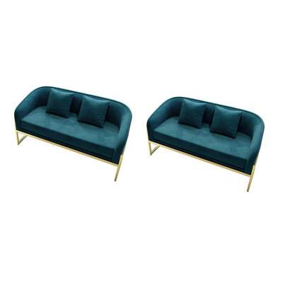 Banc rembourré en mélange de polyester Simple Leisure