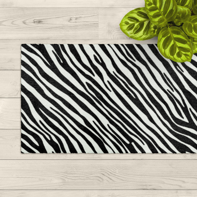 Fußmatte Fashion Printed - Waschbare Türmatte Schuhparkplatz, 65cm W x 180cm L