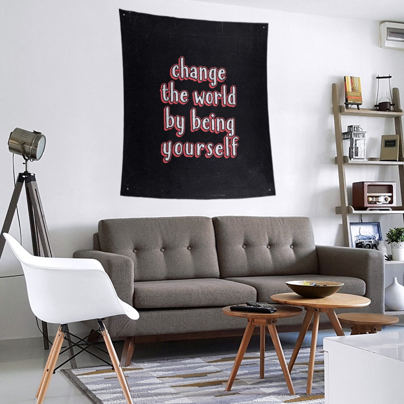 Polyester Tapestry, 80" H x 68" W, Red