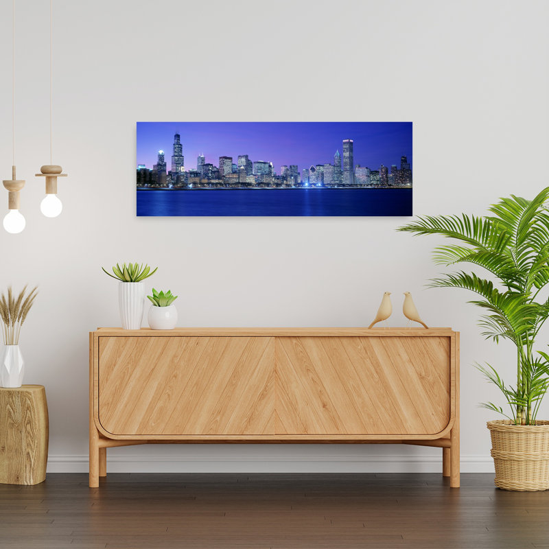 Chicago, Illinois, États-Unis, architecture contemporaine, art mural, H 12 po x l 36 po