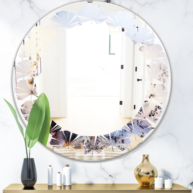 Miroir mural Leaves, H 31,5 po x l po