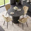 Faux Leather Upholstered Armless Dining Chair With Wraparound Backrest (Set 2/4)-117659171-131243970