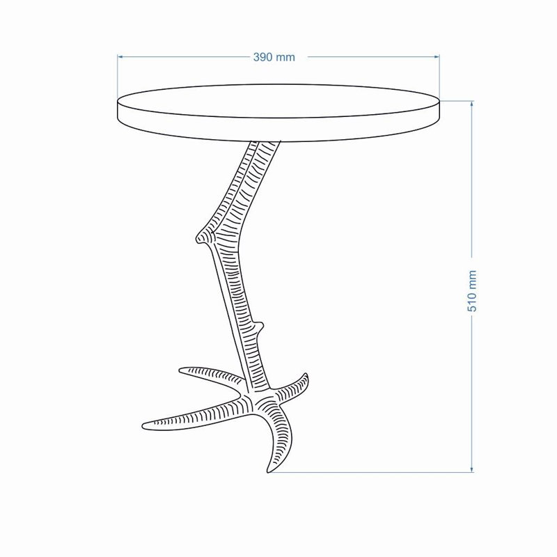 Elements Pavo End Table