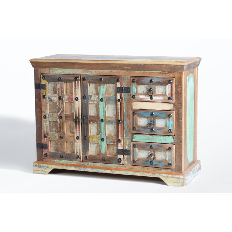Croom 110cm Solid Wood Sideboard
