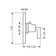 Citterio Thermostatic Trim Highflow with Lever Handle Valve Trim Only