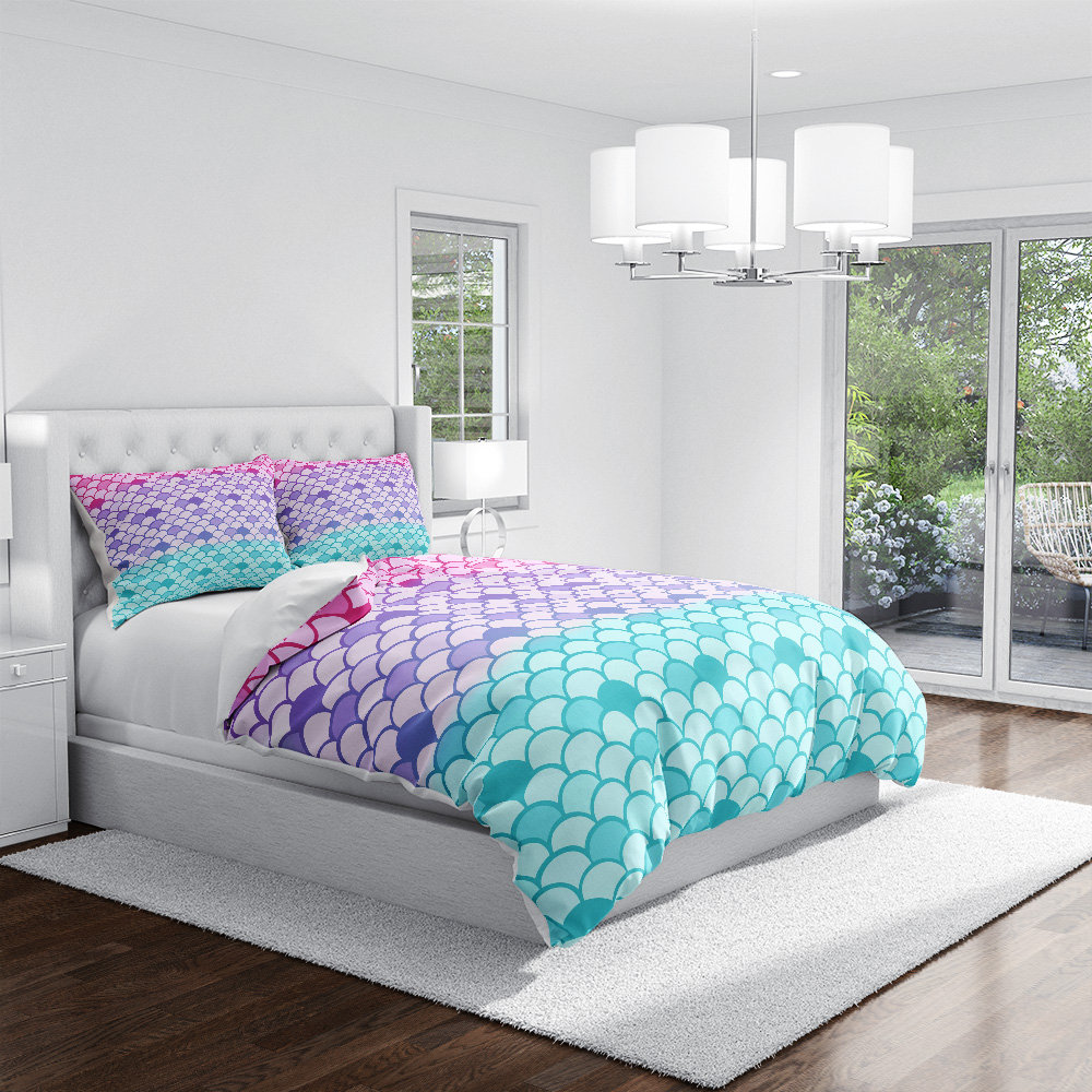 Mermaid single duvet outlet cover