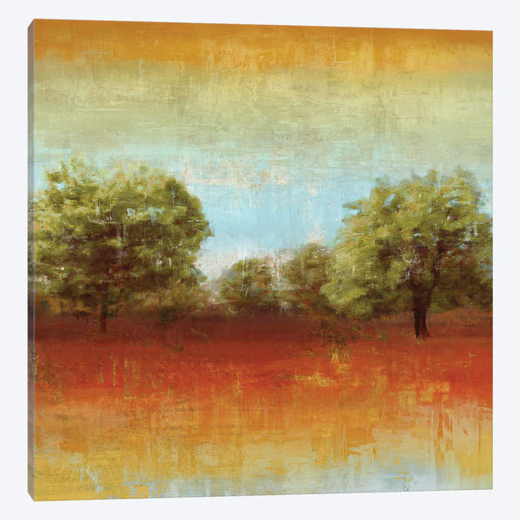 «All Aglow II» par Tom Reeves, reproduction sur toile, H 12 po x l 12 po x P 0,75 po, Pas de tapis, Toile tendue