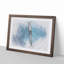 Dolphin Leading the Way in Abstract - Picture Frame Graphic Art Print-55734281-55734284