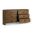 Kyrie 6-Drawer Oak Veneer Dresser