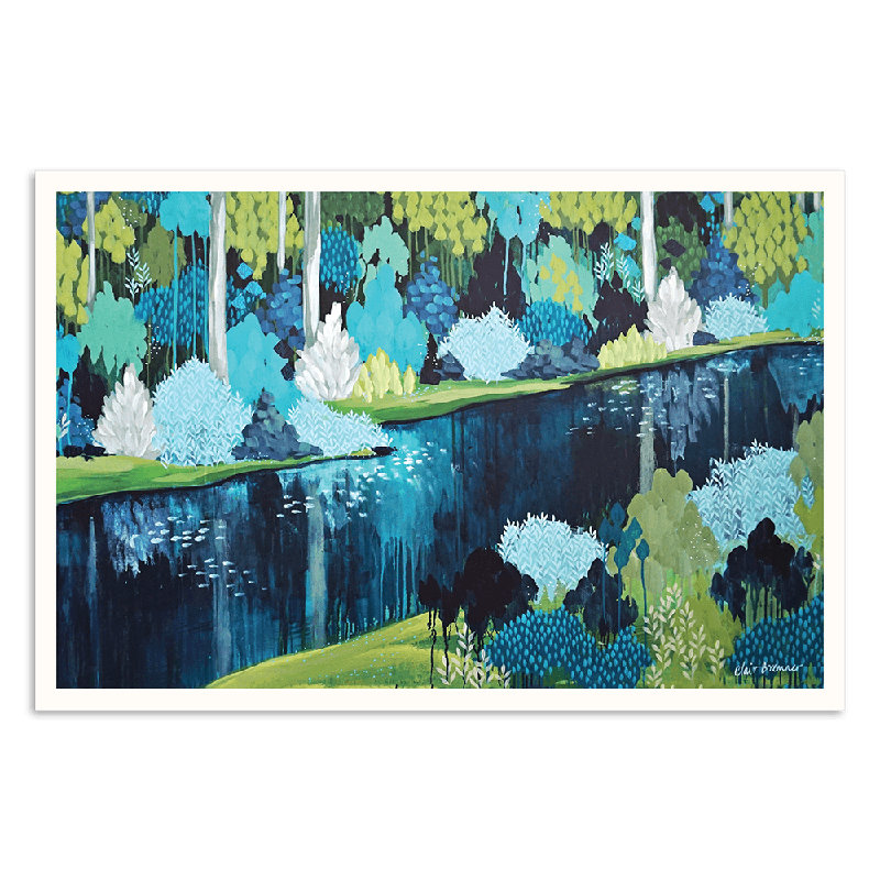 I''ll Always Remember You by Clair Bremner - Floater Frame Print on Canvas, White, 51cm H x 76cm W x 0.25cm D