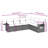 Vidaxl Garden Sofa Set Black Poly Rattan
