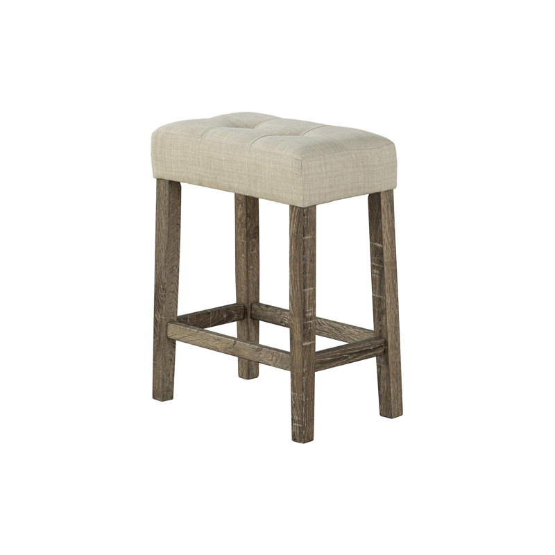 L 42,4 po et l 18,4 po transitionnel 3 pièces Comptoir Ht. Ensemble de table, brun / beige