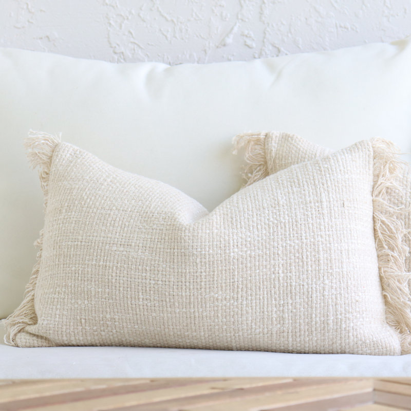 Cotton Pillow Cover, Ivory
