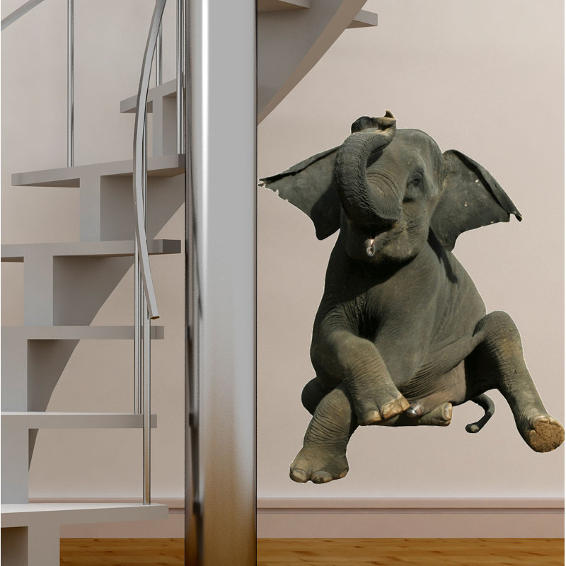 Animals Non-Wall Damaging Wall Decal, 36" H x 29.5" W