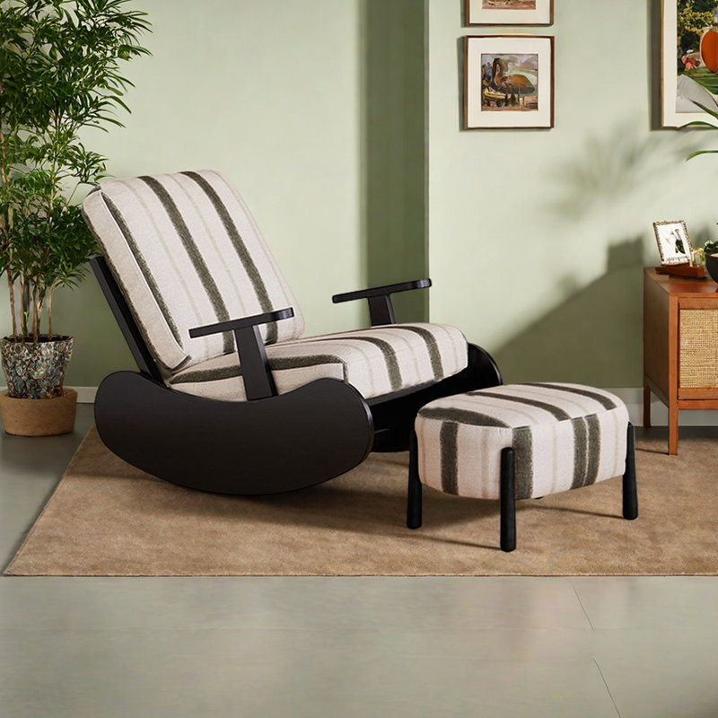 Ayvan, Noir, Vert / Beige