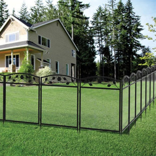 Clôture de jardin d'extérieur en métal