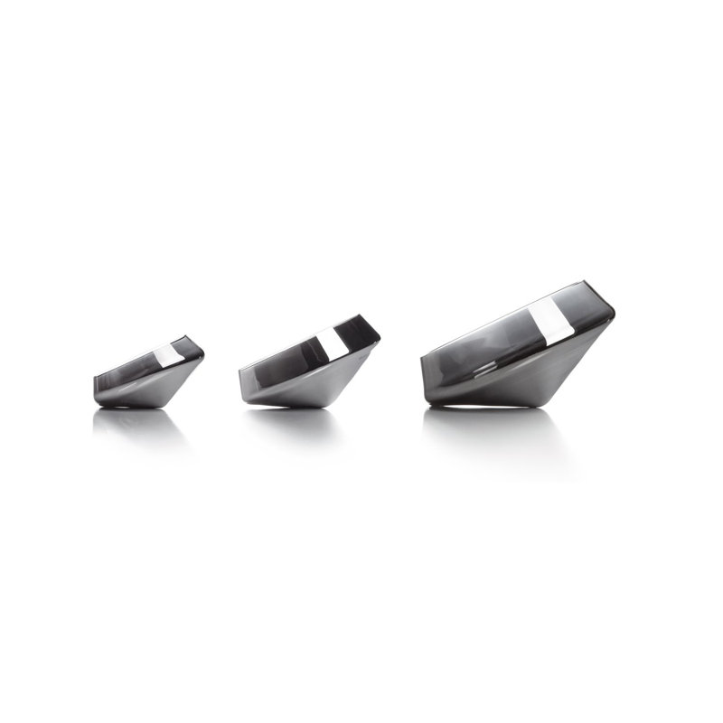 Sini Handmade Snack Bowl, Platinum Silver