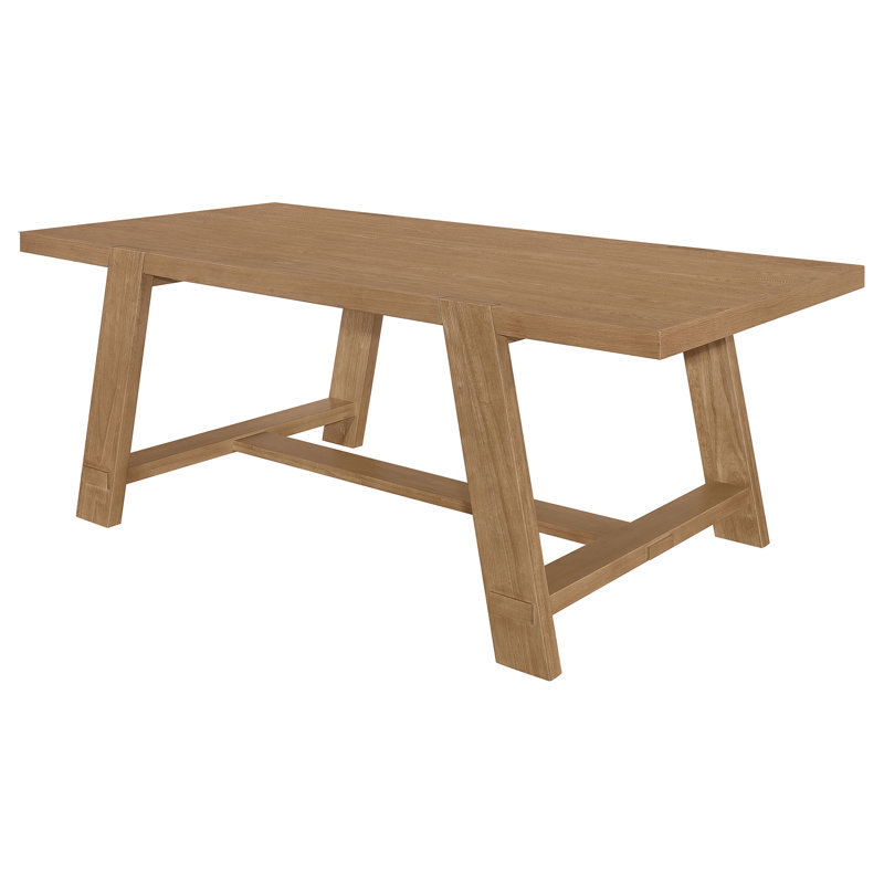 Rectangular Trestle Base Dining Table