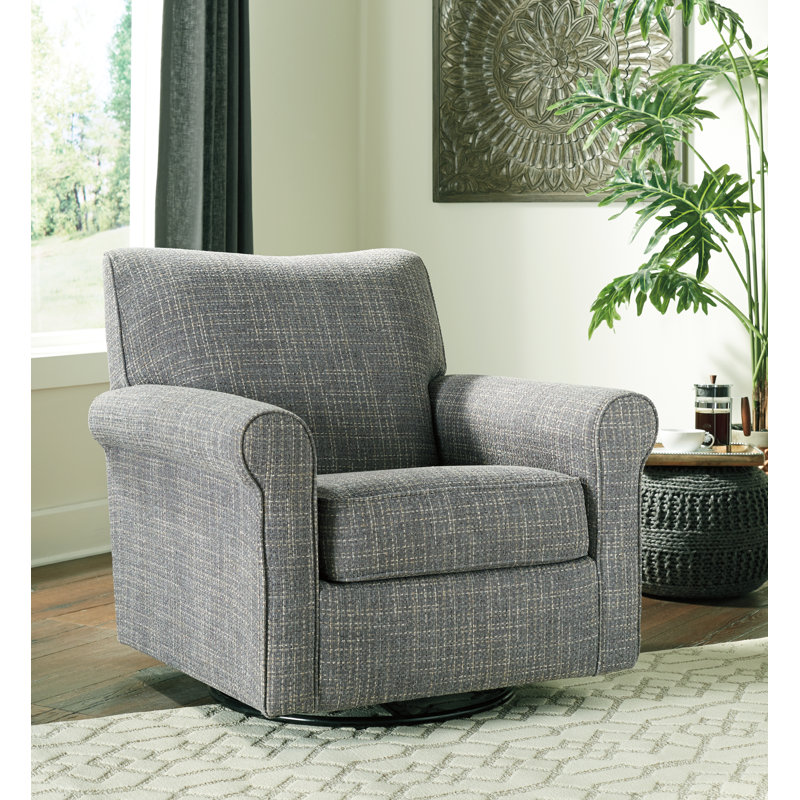 Sumlin Upholstered Swivel Armchair