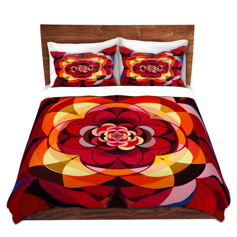Ensemble de housse de couette en microfibre DiaNoche par Lorien Suarez - Geo Botanicals 25