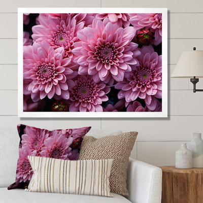 Joyeuse maman mauve sereine sur impression sur toile