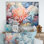 «Undersea Beauty Pink Anemone», reproduction d'art sur toile