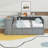 Daybed with Trundle, Storage Drawers, Side Shelves and Desk-1842123940-1842123942