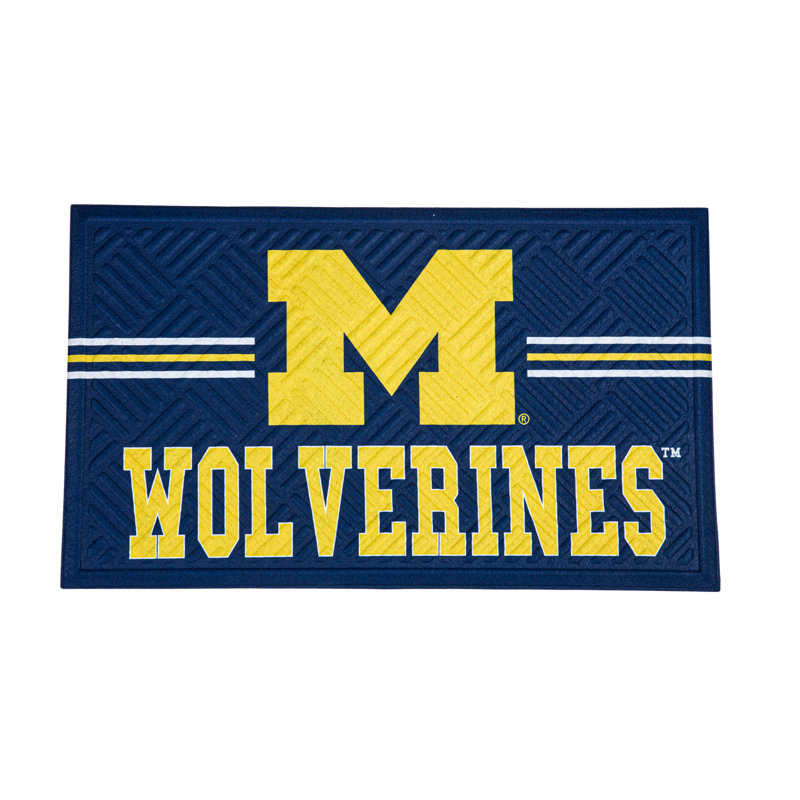 Embossed Mat, Cross Hatch, University Of Michigan