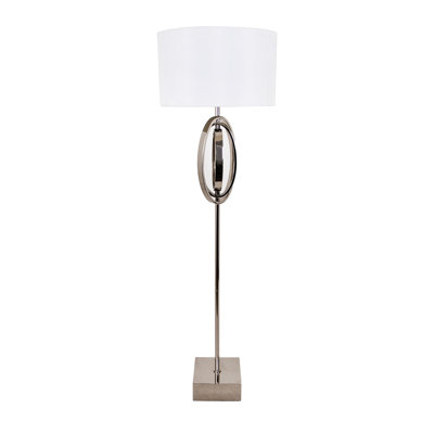 Jayden 146cm Nickel Traditional Floor Lamp