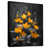 Toile avec cadre flottant noir
