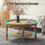 Table basse 31,3 po Boho