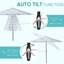 Parasol de plage 8 po Crayford
