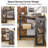 Lambrecht Corner Desk With Outlets & USB Ports, Triangle Computer Desk With Charging Station, Storage Shelf, Space Saving Writing Desk For Small Space-505212663