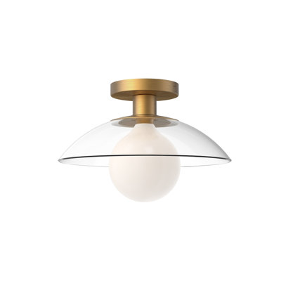Plafonnier semi-encastré 1 lumière 11,88 po Finola
