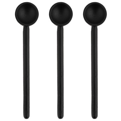 Black Wood Spoon Sets Small