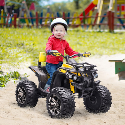 Voiture tout-terrain à quatre roues pour enfants avec musique Aosom